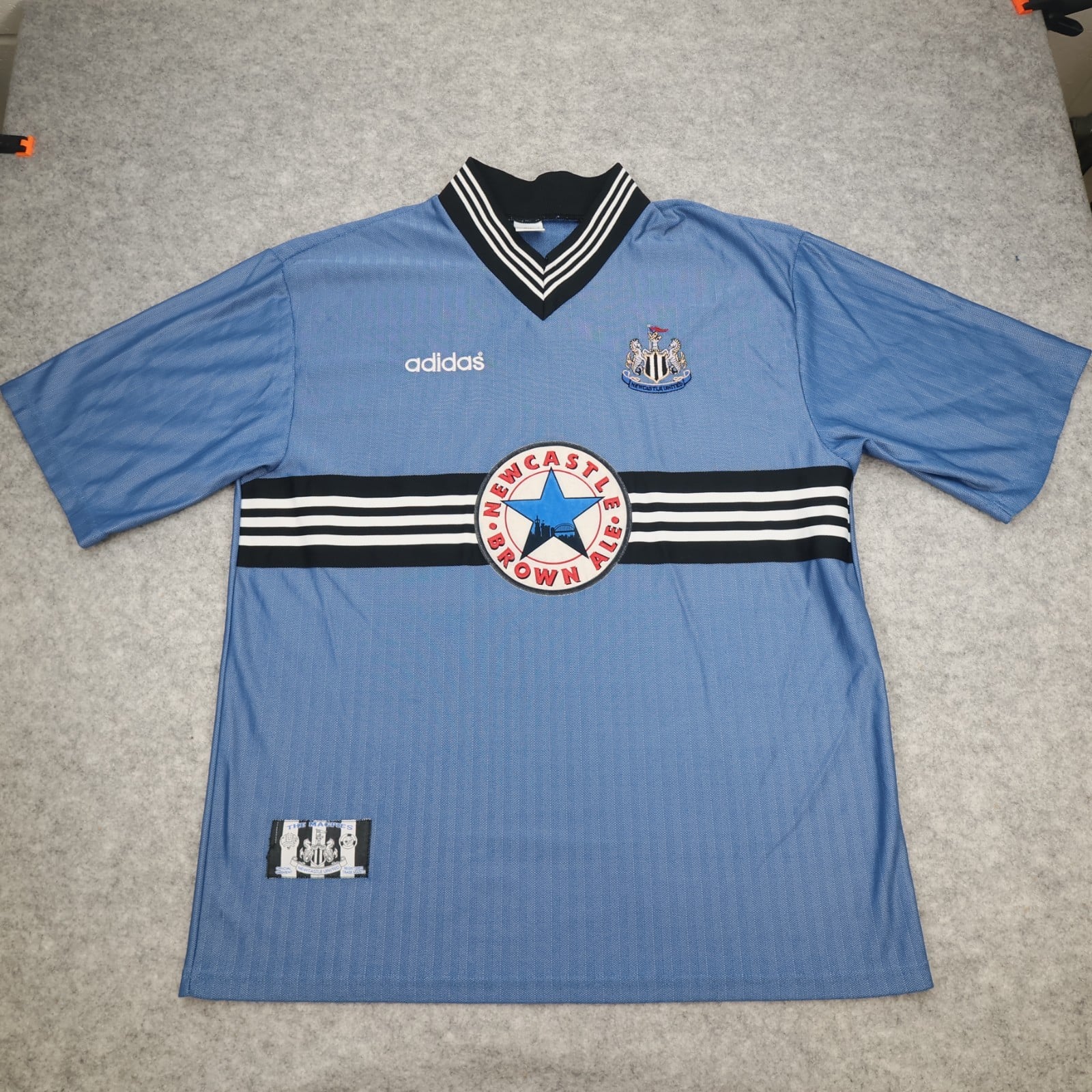 Vintage Newcastle United Shirt 2XL Away Kit 1996 1997 Jersey Brown Ale XXL