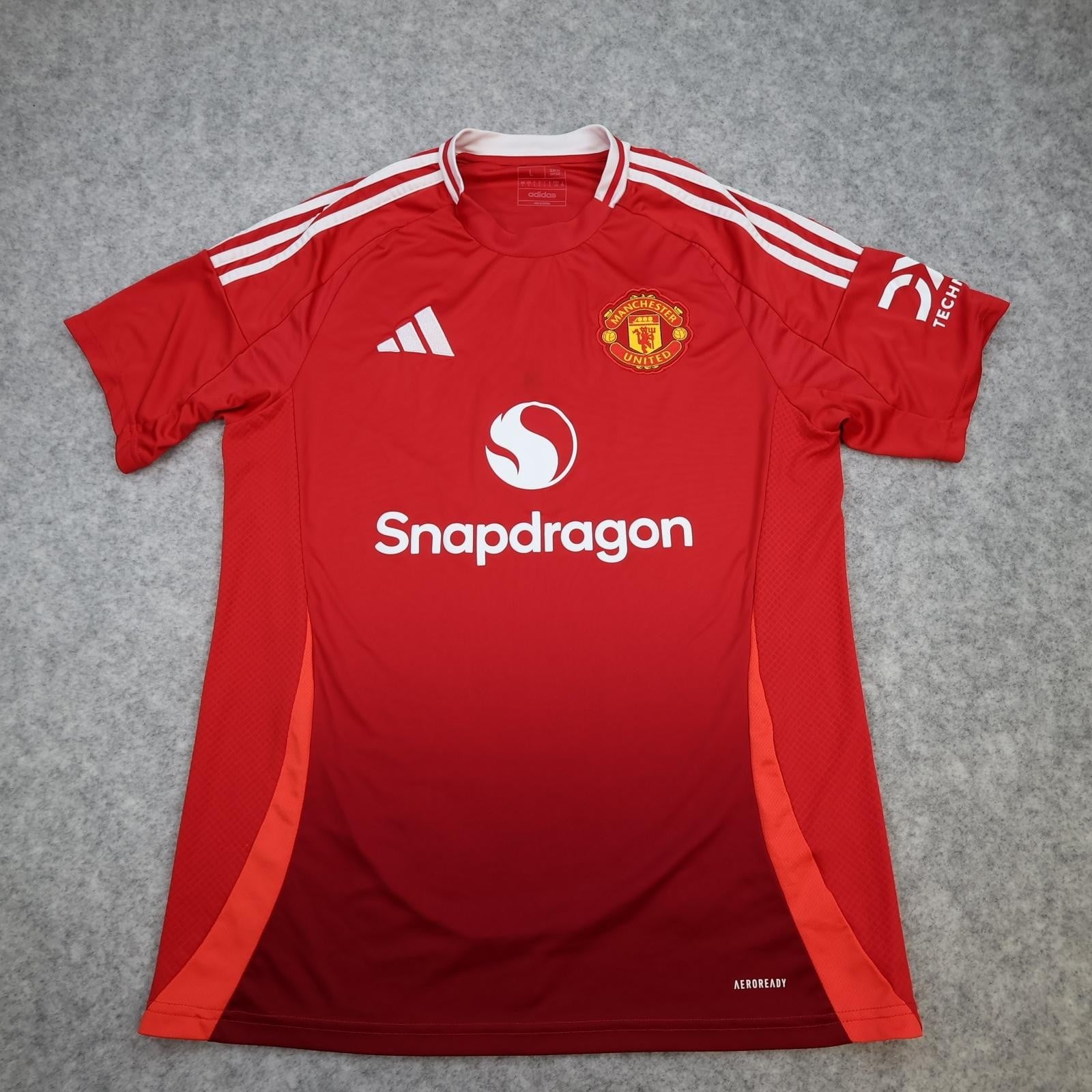 Manchester United Shirt Mens Large Red Home 2024 2025 Adidas Jersey