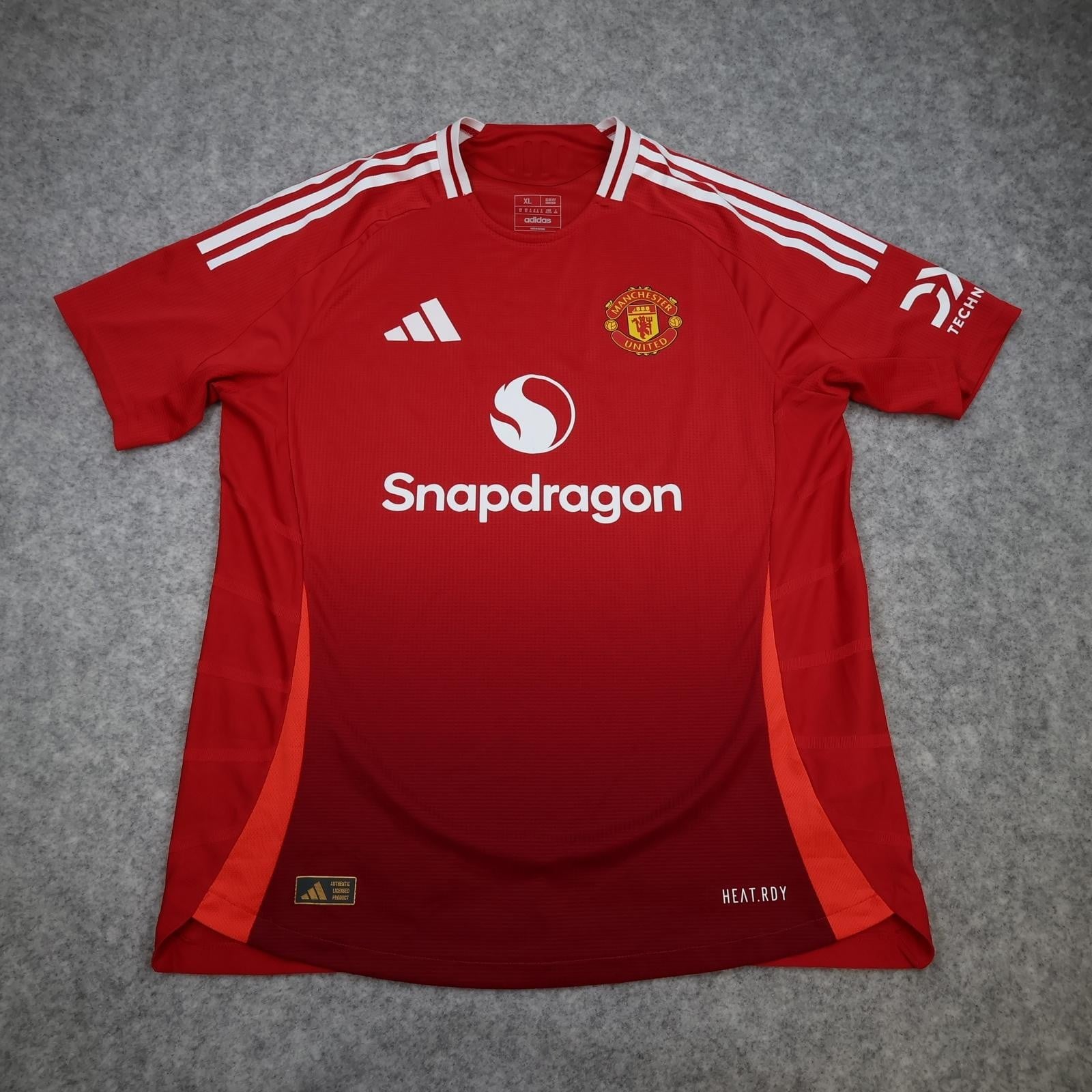 Manchester United Shirt Mens XL Red Home 2024 2025 Adidas Heat Ready Jersey