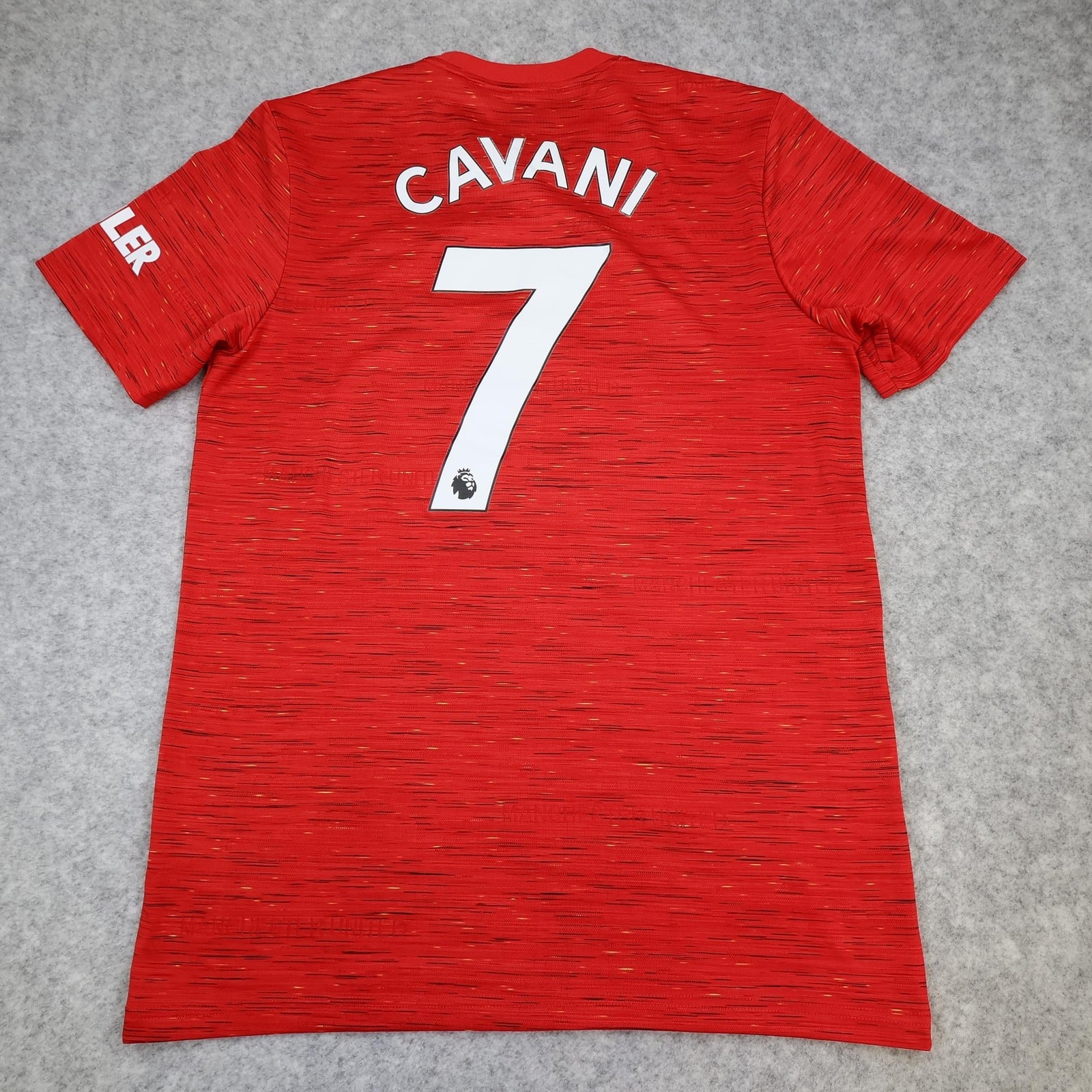 Manchester United Shirt Mens Medium Home 2020 2021 Adidas Cavani 7 Soccer Jersey