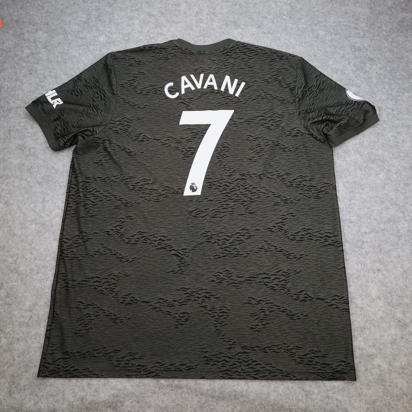 Manchester United Shirt 2XL Green Away Kit 2020 2021 Adidas Soccer Jersey Cavani