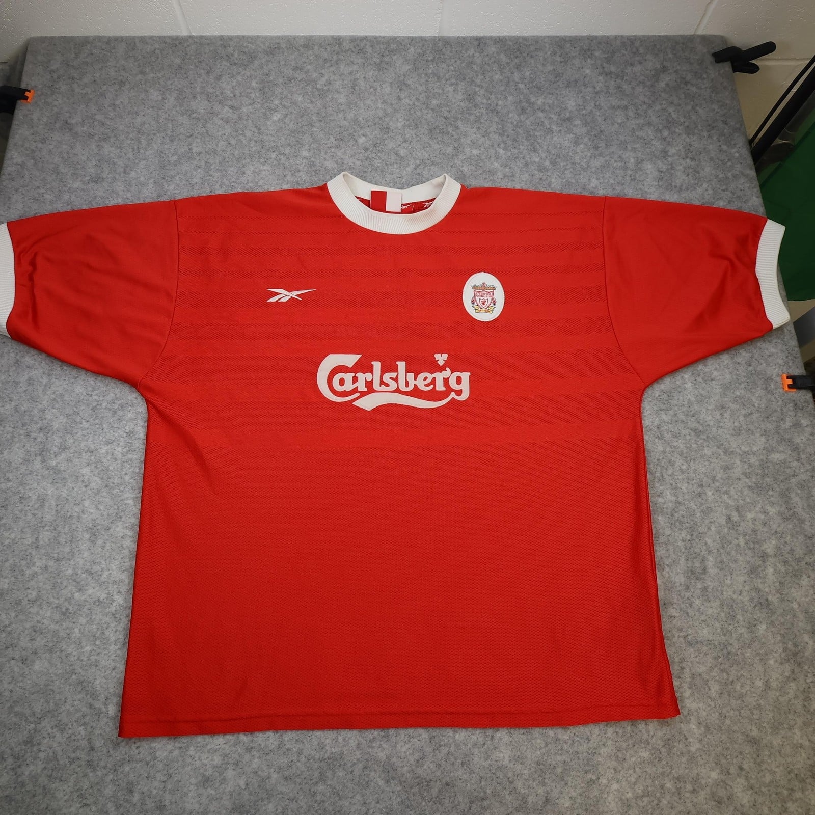 Vintage Liverpool Shirt Mens 2XL Red Home 1998 2000 Reebok Carlsberg Jersey