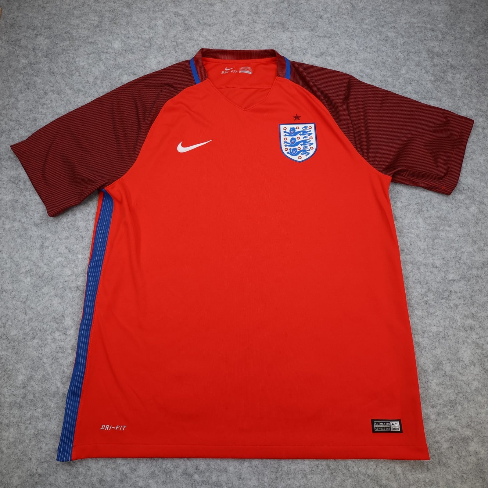 England Football Shirt Extra Large Nike Red Away Kit 2018 2019 Soccer Jersey 796