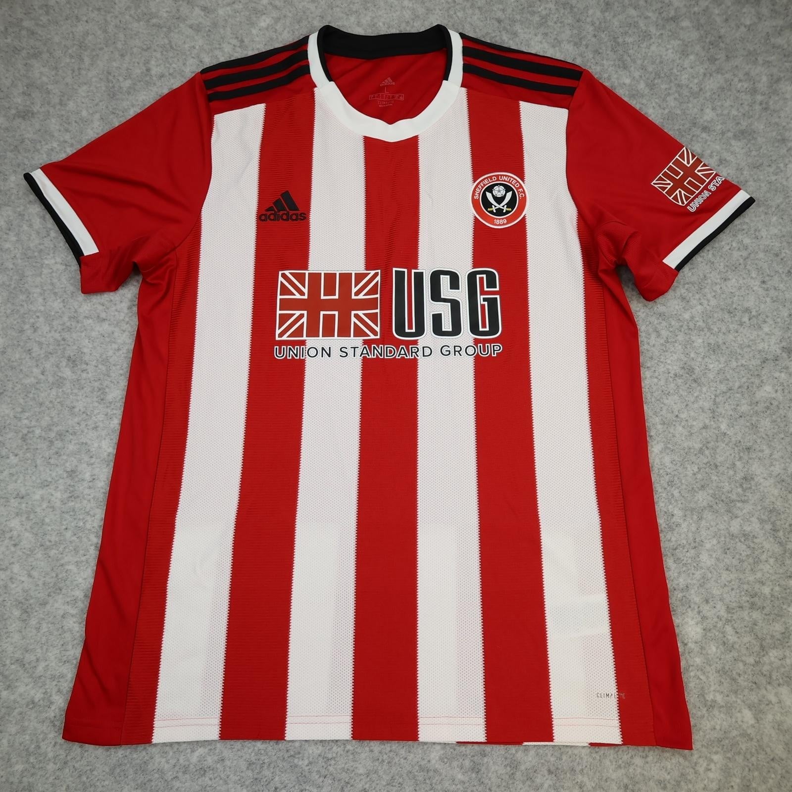 Sheffield United Shirt Mens Large Red Home 2019 2020 Football Adidas Jersey