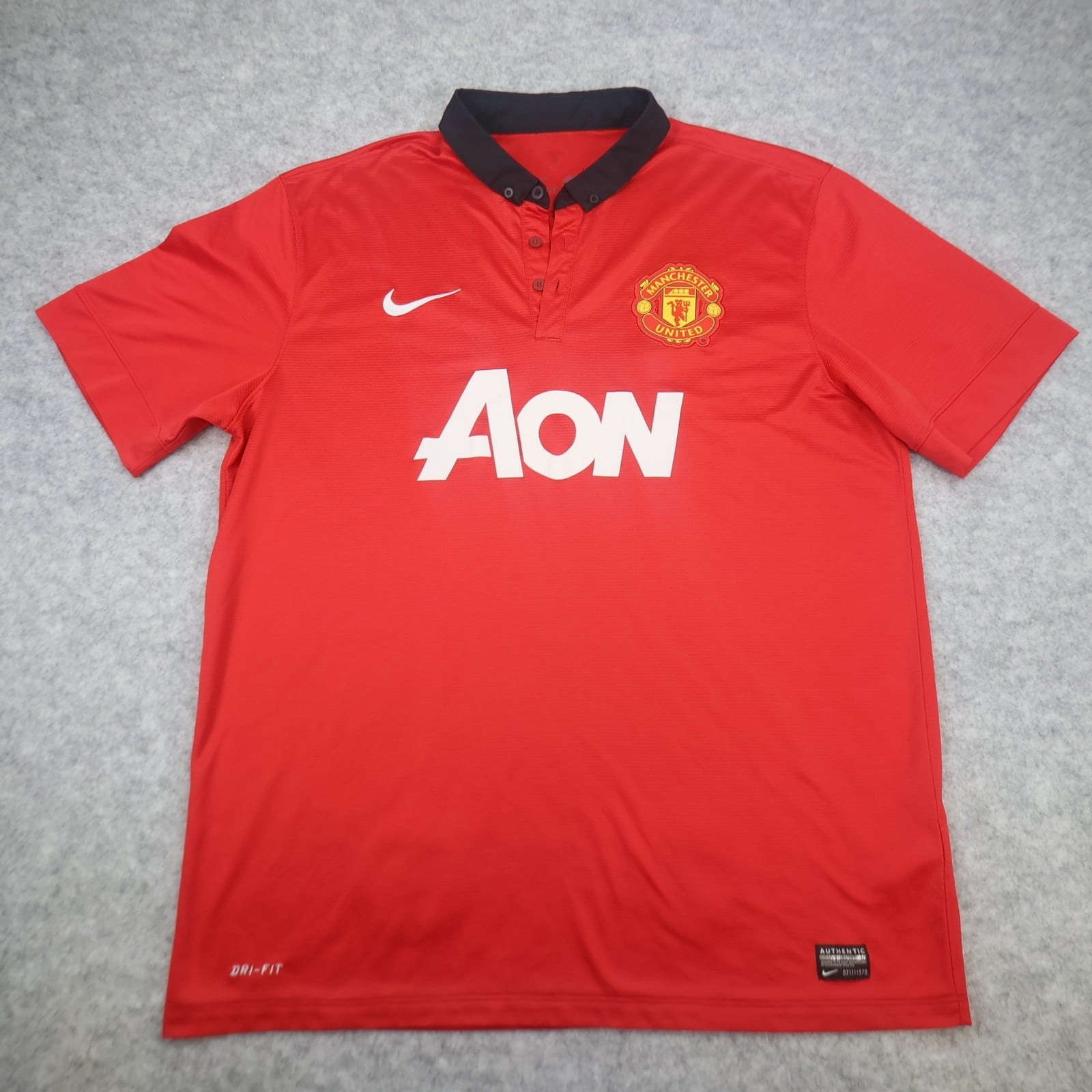 Manchester United Shirt Extra Large Red Home Kit 2013 2014 Nike Soccer Jersey