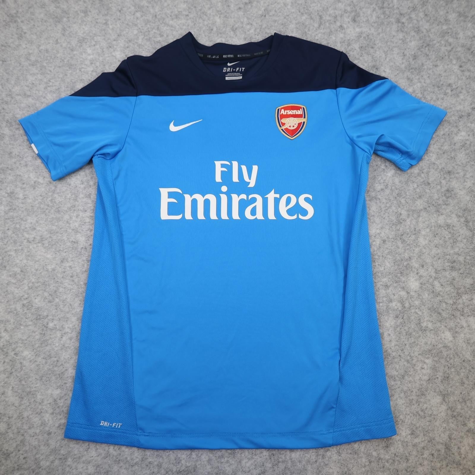 Arsenal Training Shirt Youth 12-13 Years Blue Football Nike Fly Emirates Jersey