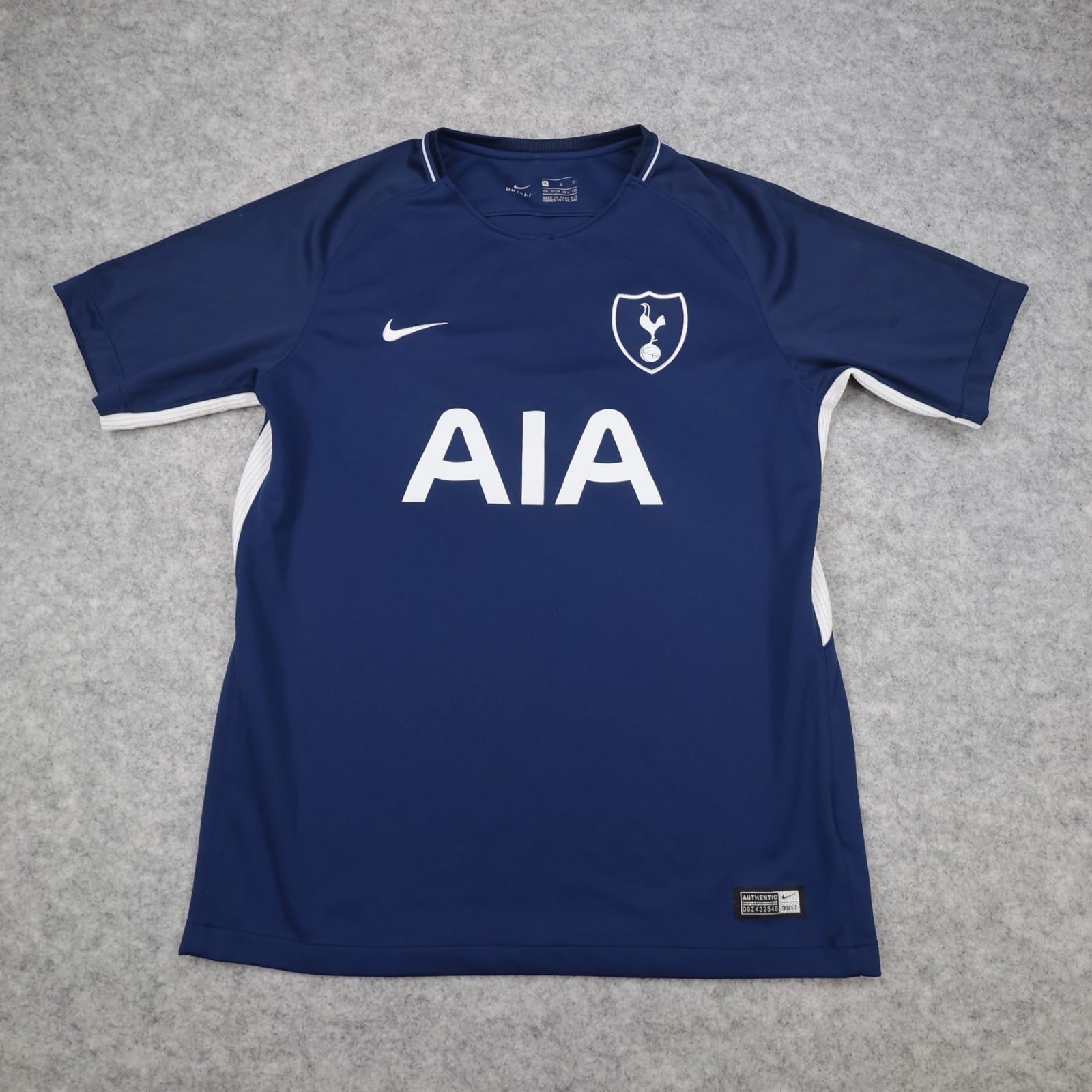 Tottenham Hotspur Shirt Kids XL 13-14 Year Navy Away Kit 2017 2018 Soccer Jersey