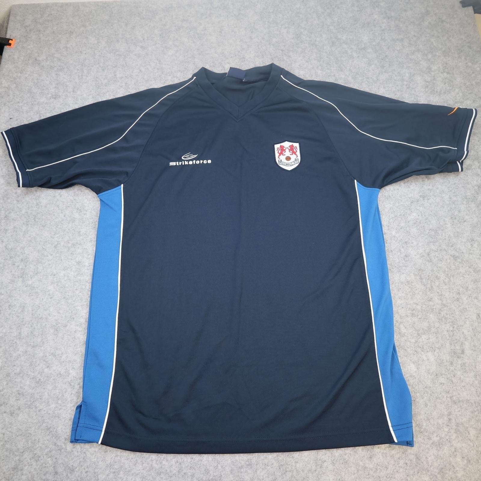 Millwall Training Shirt Mens 3XL Blue Football Strikeforce Soccer Jersey