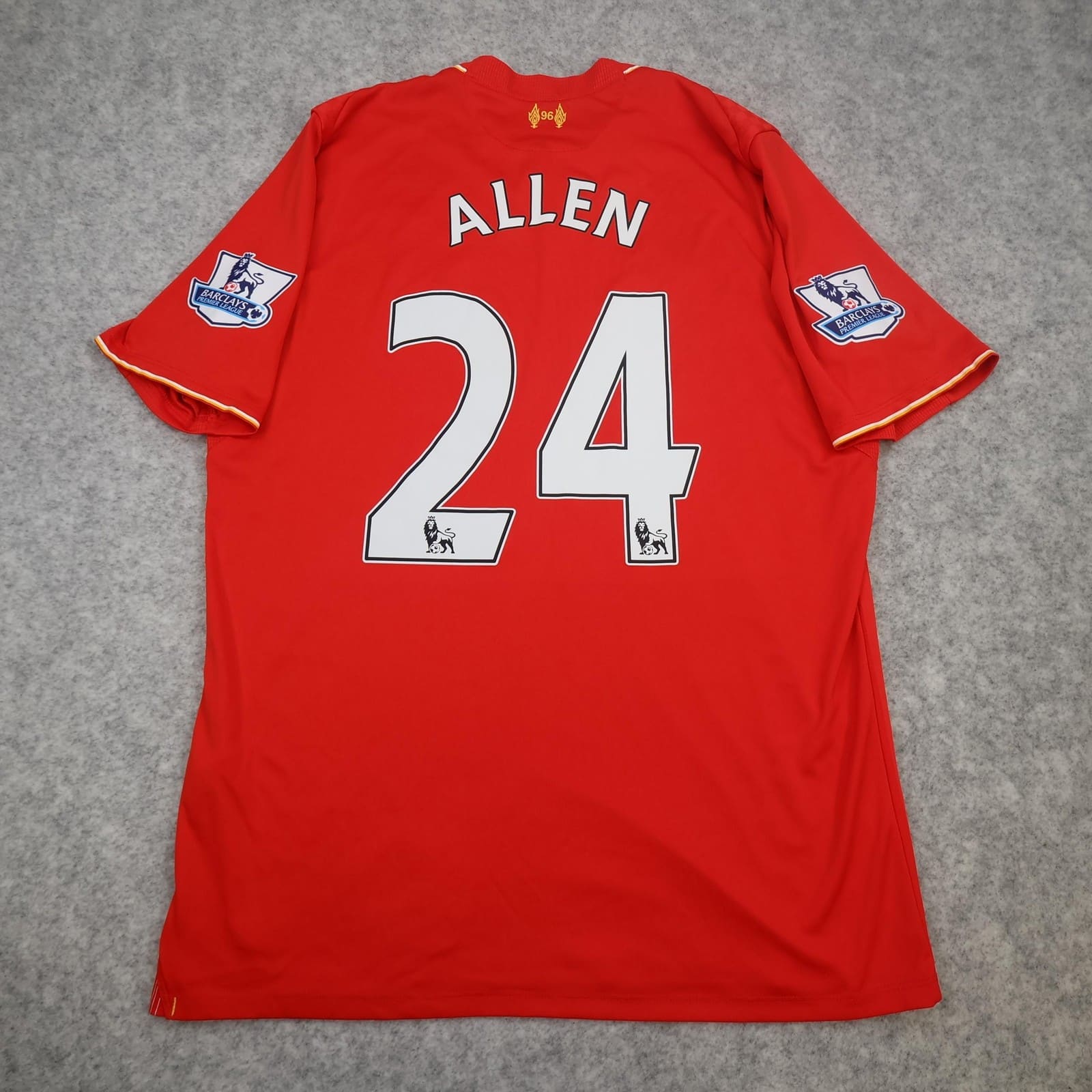 Liverpool Shirt Mens Medium Home Kit 2015 2016 Red New Balance Joe Allen Soccer