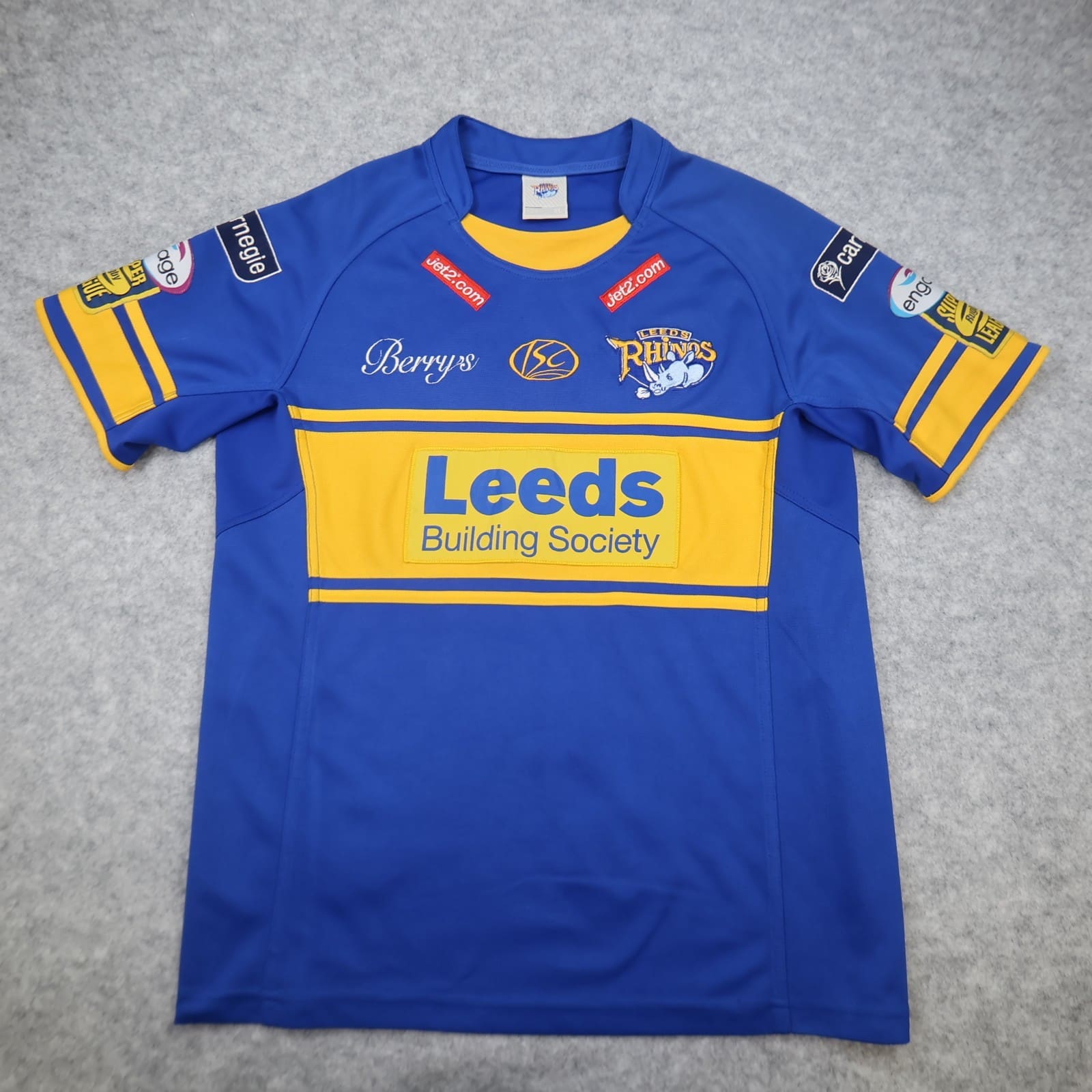 Leeds Rhinos Rugby Shirt Extra Large Blue Home Jersey 2010 2011 Jersey