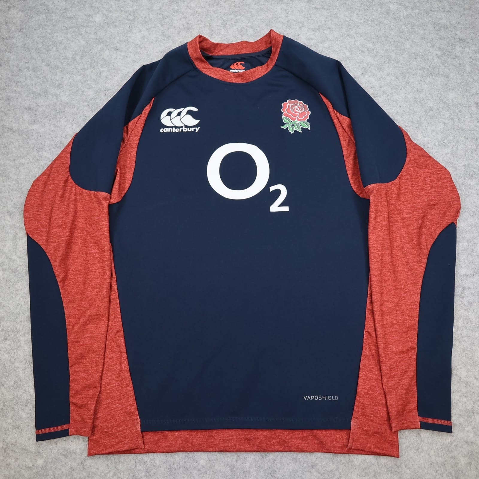 England Rugby Top Medium Navy Drill Top 2019 Canterbury Jersey O2 Pullover