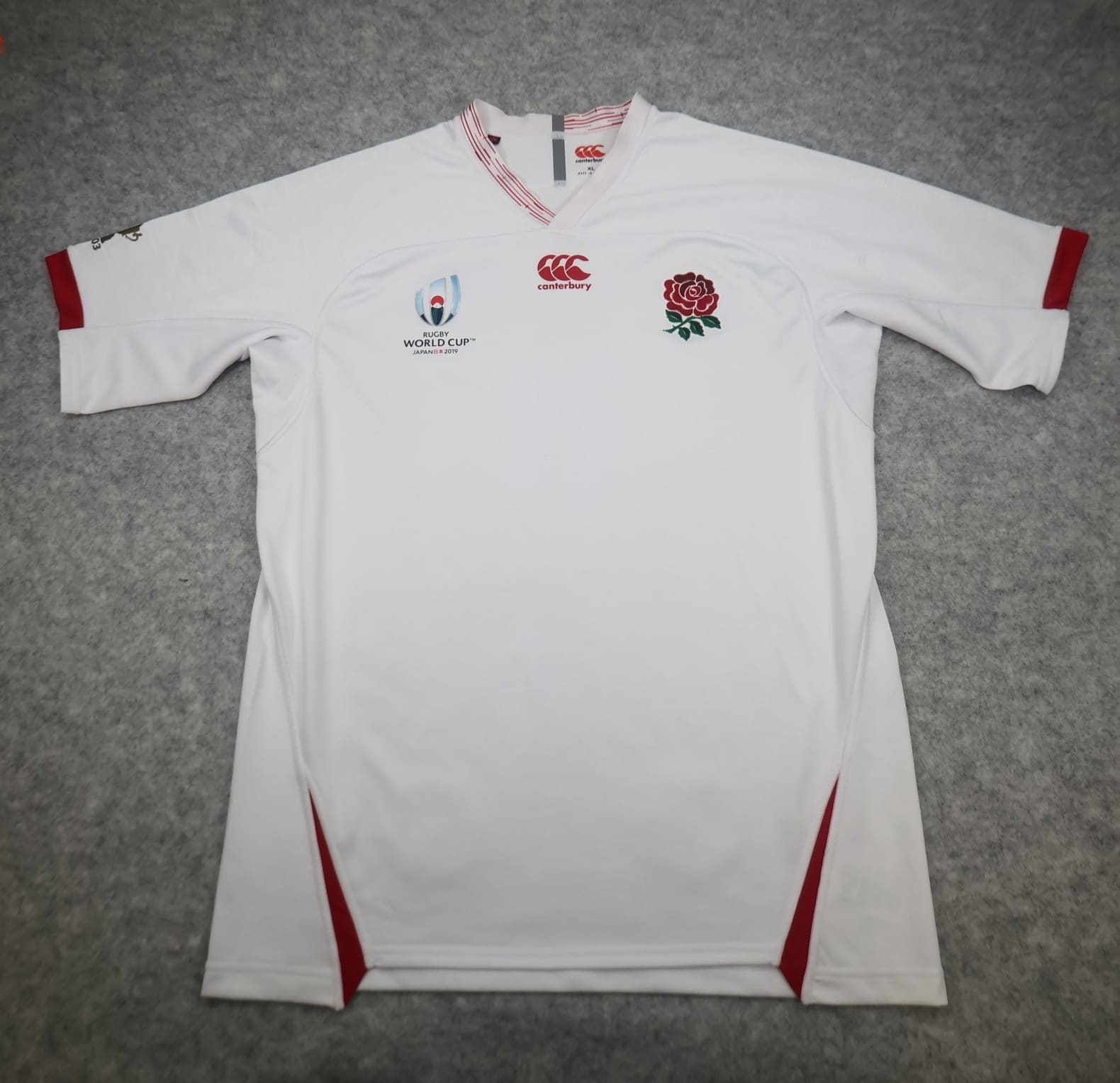 England Rugby Shirt Extra Large White Home Kit 2019 Japan World Cup Canterbury