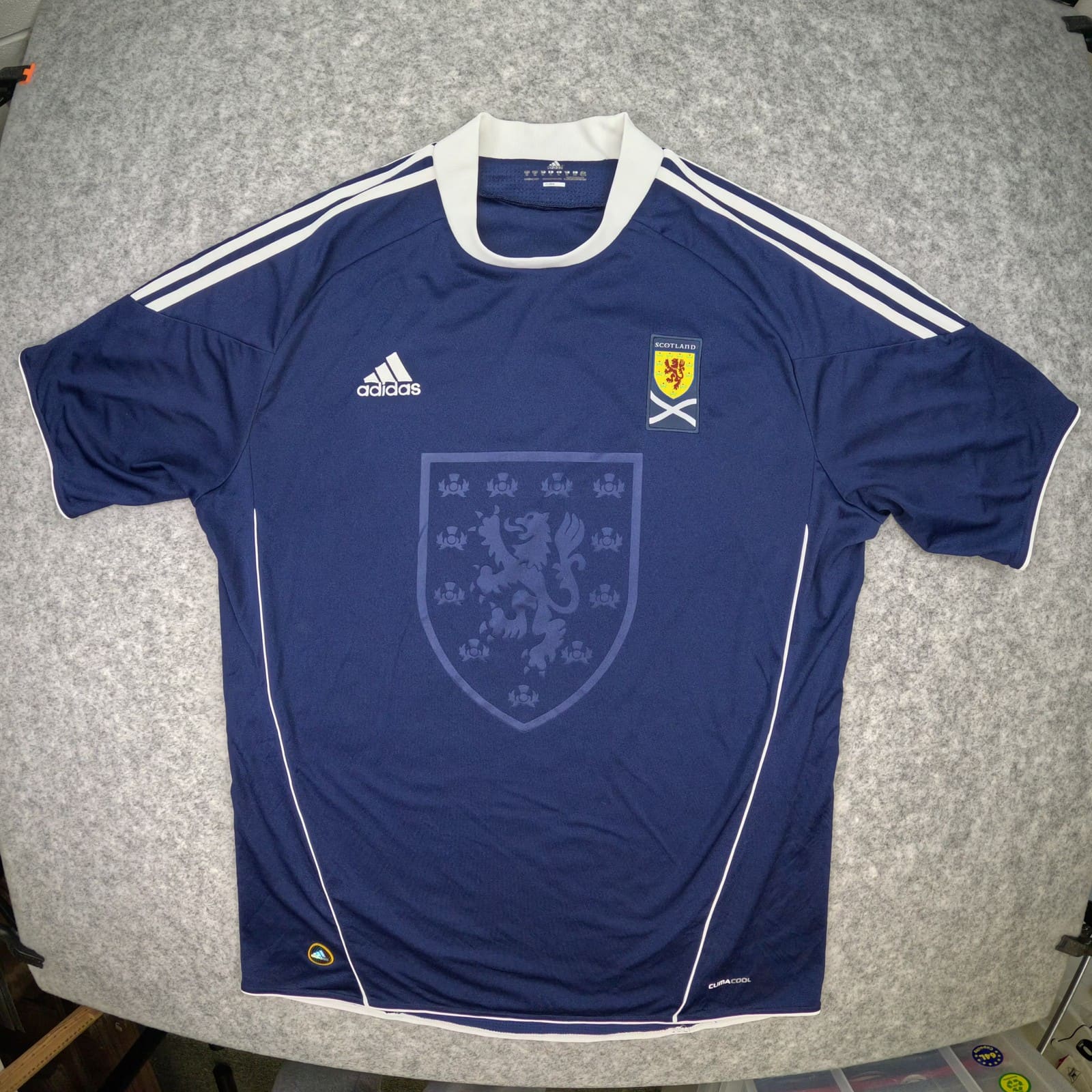 Scotland Football Shirt Extra Large Blue Home 2010 2011 Soccer Jersey