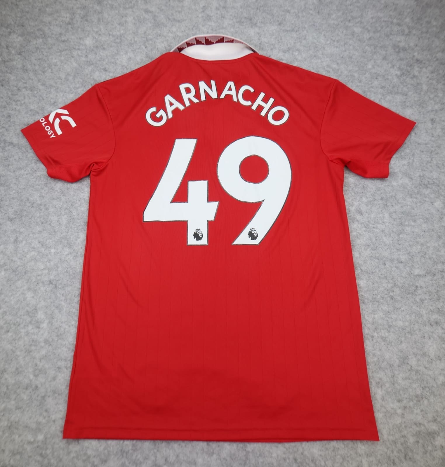 Manchester United Shirt Medium Red Home Kit 2022 2023 Adidas Jersey Garnacho