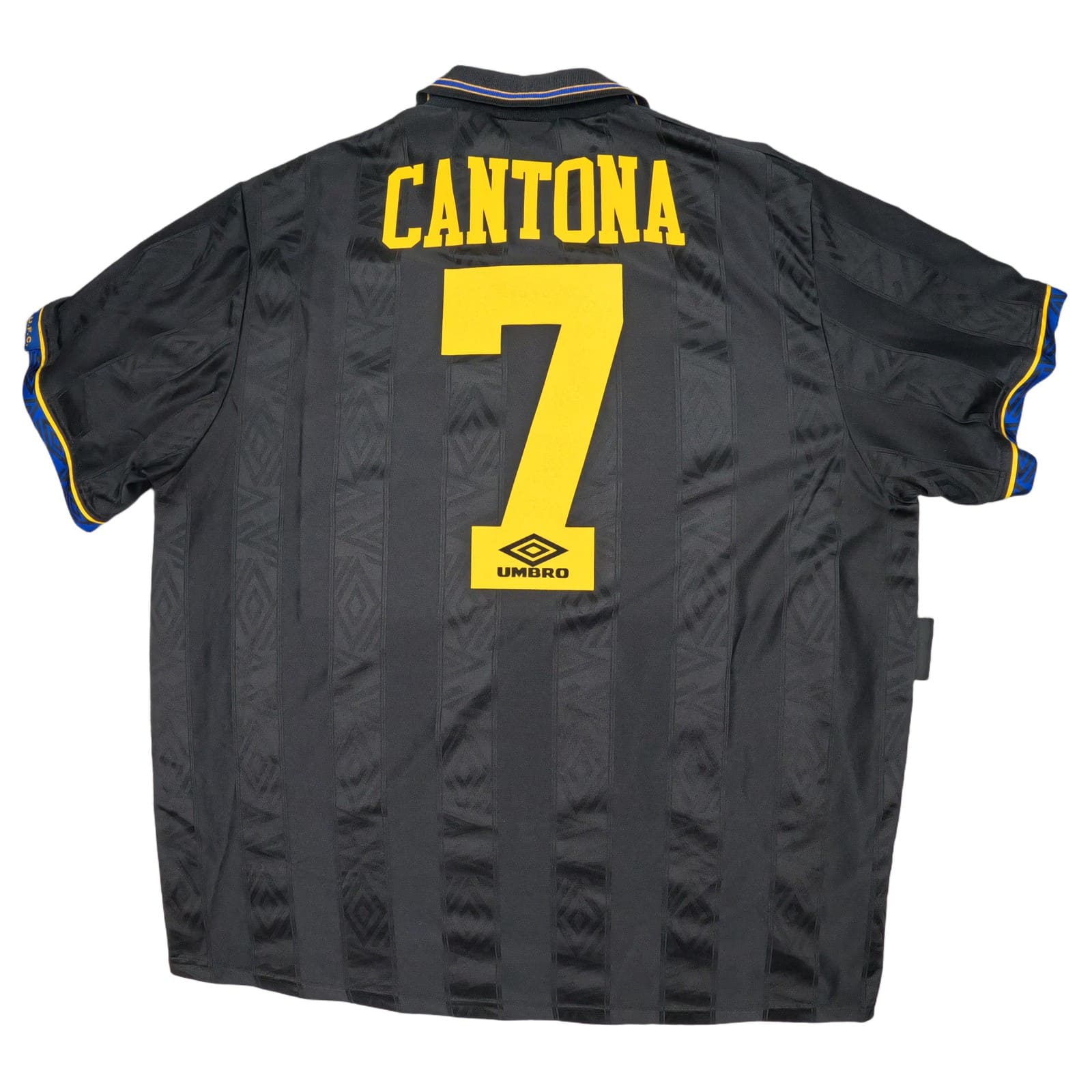 Manchester United Football Shirt 2XL Black Away 1993 1995 Umbro Eric Cantona 7