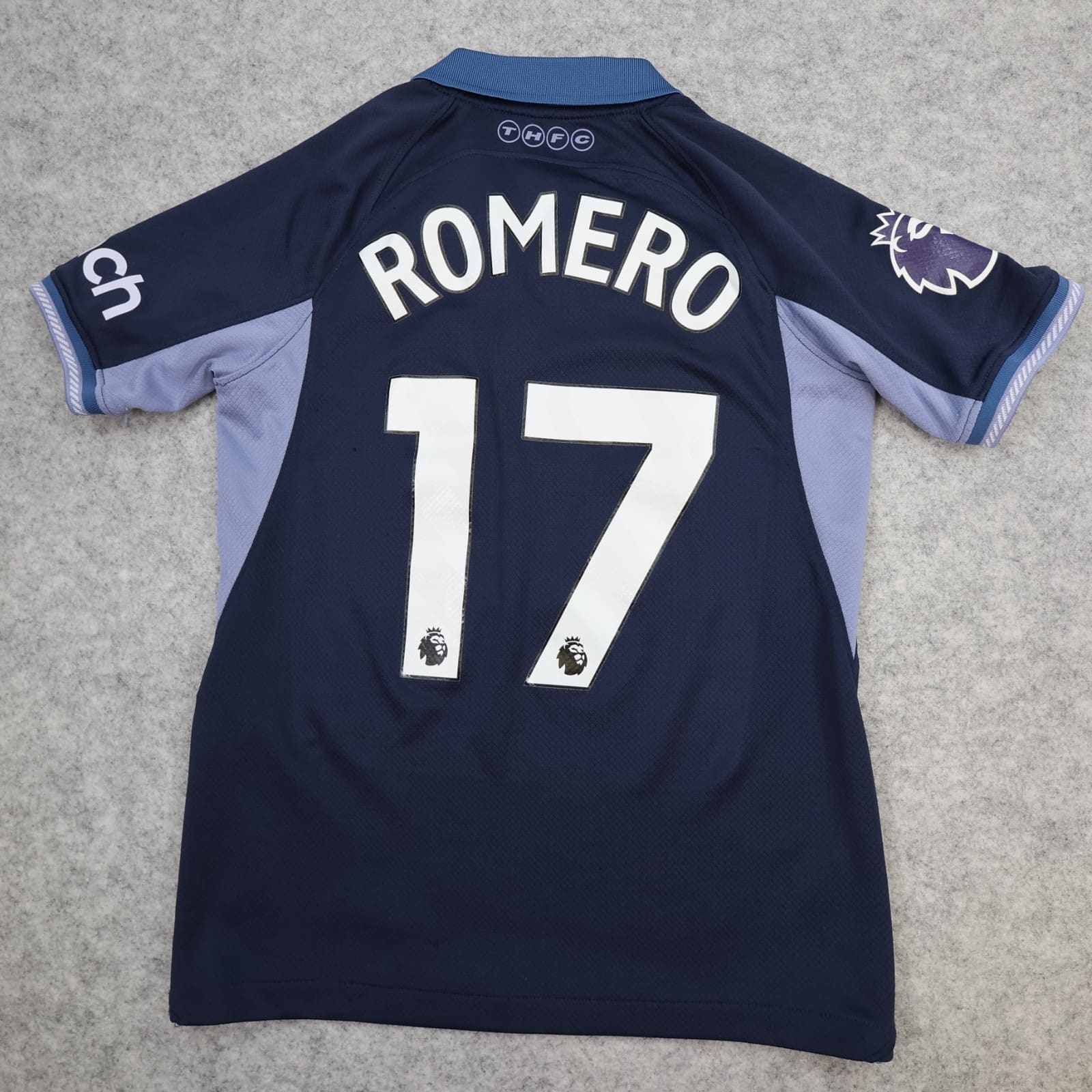Tottenham Hotspur Shirt Kids Small 128-137cm Navy Away 2018 2019 Soccer Jersey