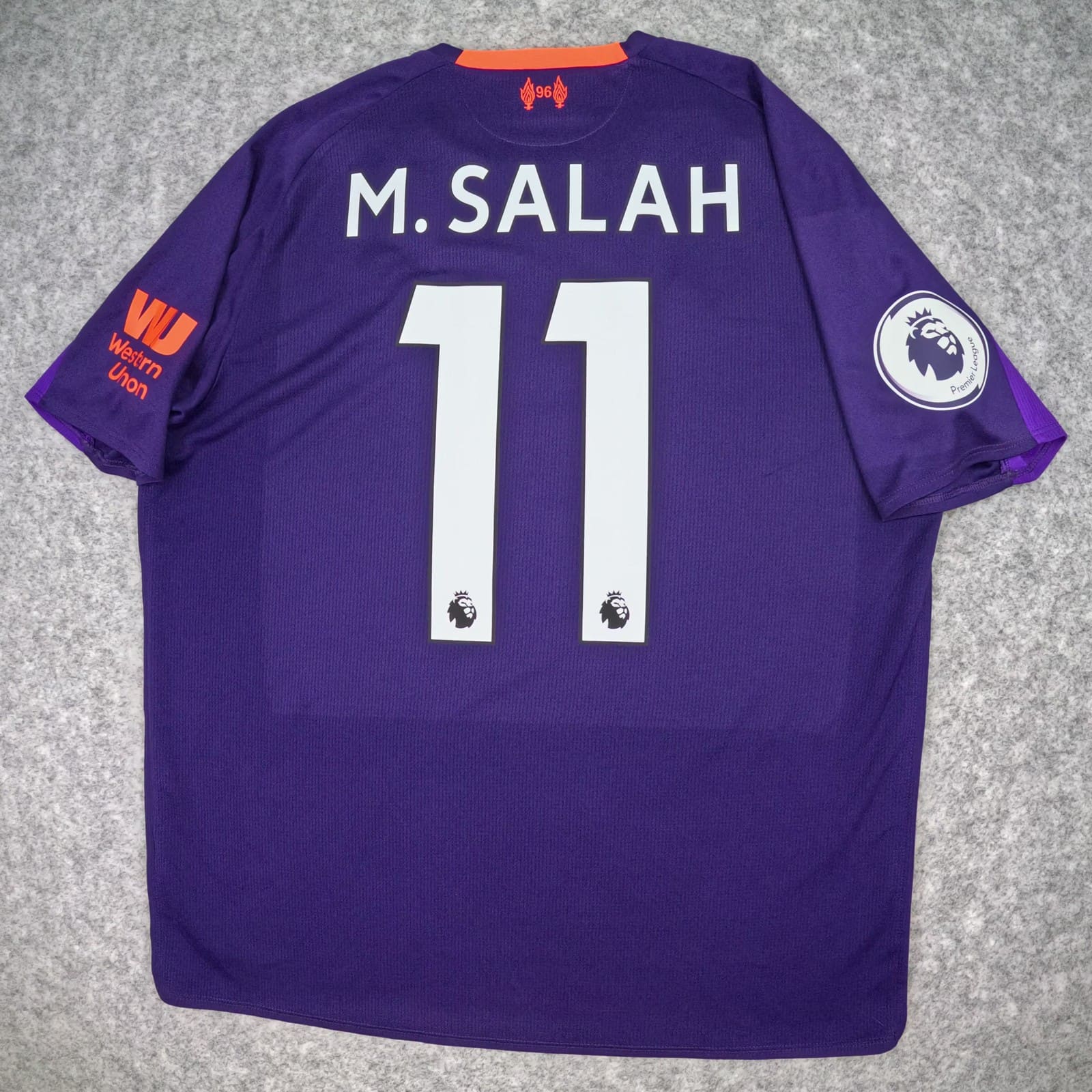 Liverpool Football Shirt Medium Away 2018 2019 New Balance Mohamed Salah 11