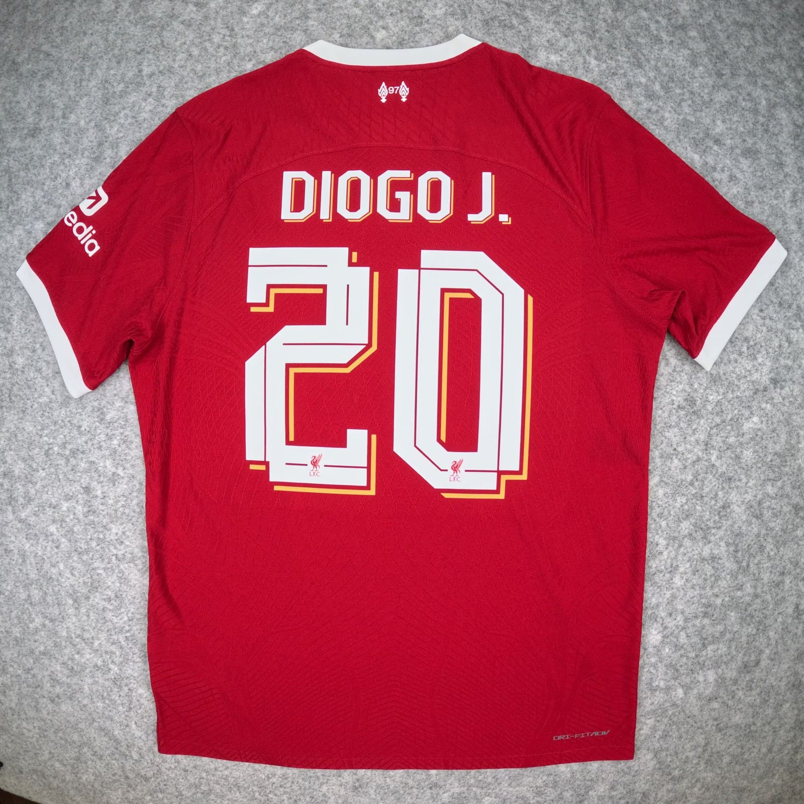 Liverpool Football Shirt Large Red Nike Diogo Jota 2023 2024 ADV Authentic