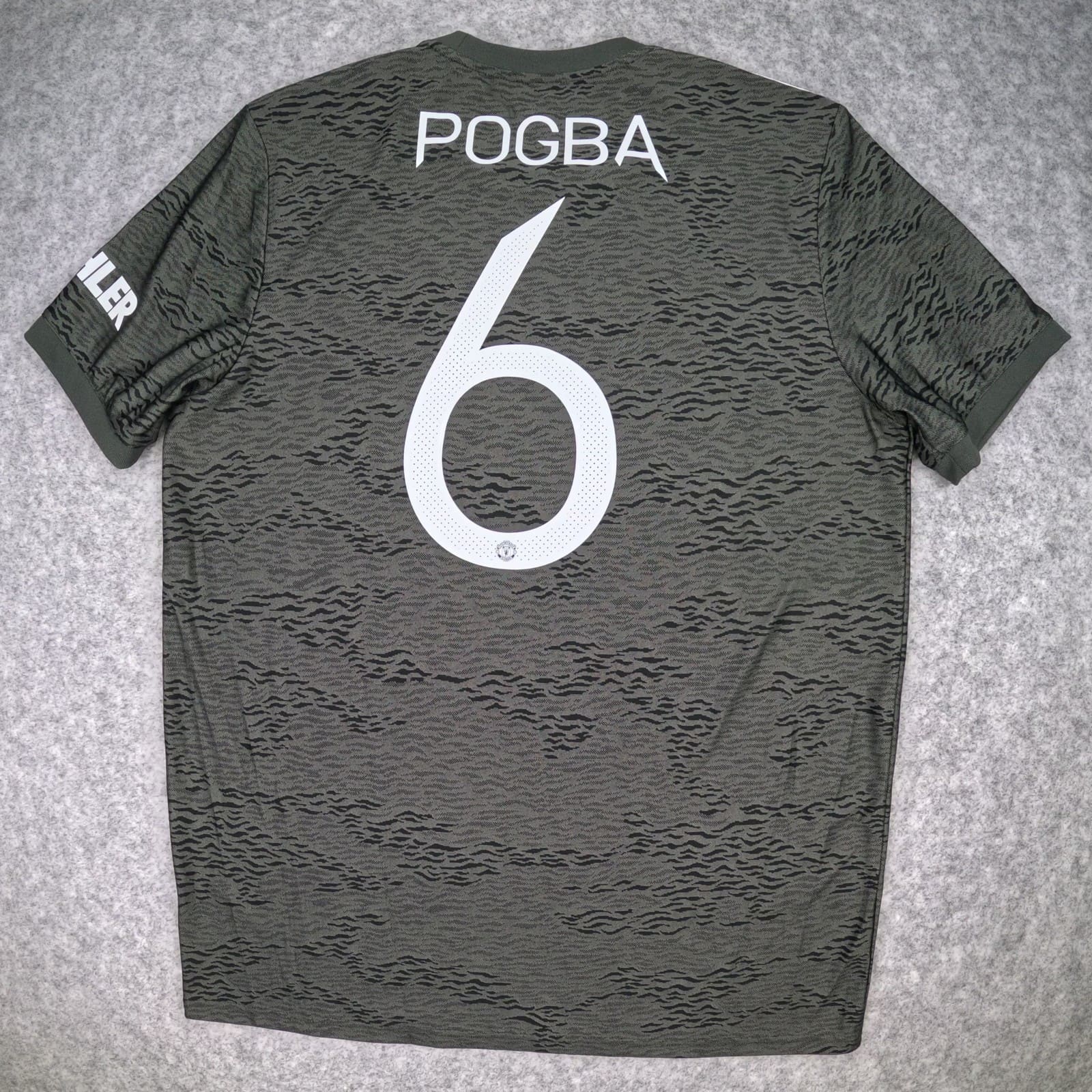 Manchester United Football Shirt Large 2020 2021 Adidas Pogba Soccer Jersey