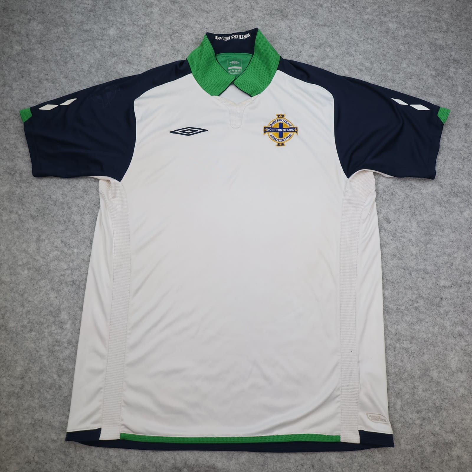 Northern Ireland Football Shirt Large Adidas Away Kit 2009 2010 Soccer Jersey