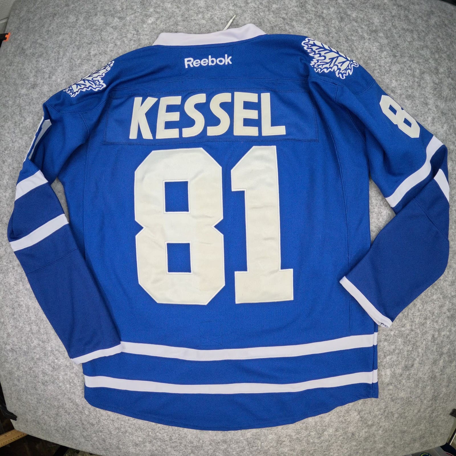 Toronto Maple Leafs Hockey Jersey 2XL 48 Blue Reebok Kessel 81 Authentic Lace Up