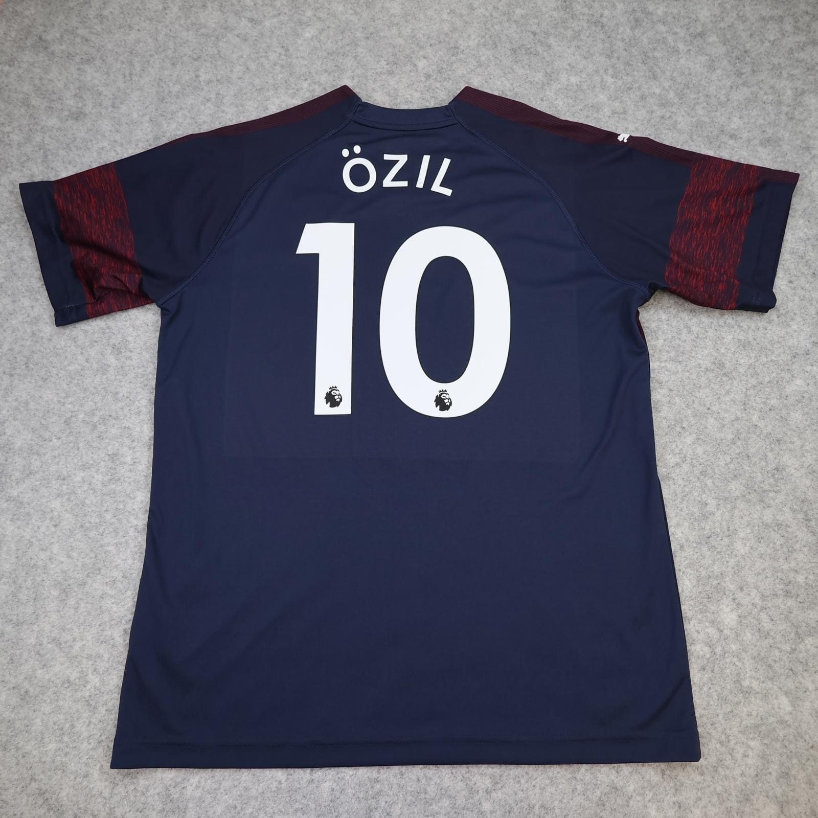 Arsenal Shirt Mens Large Blue 2018 2019 Away Puma Mesut Ozil 10 Soccer Jersey
