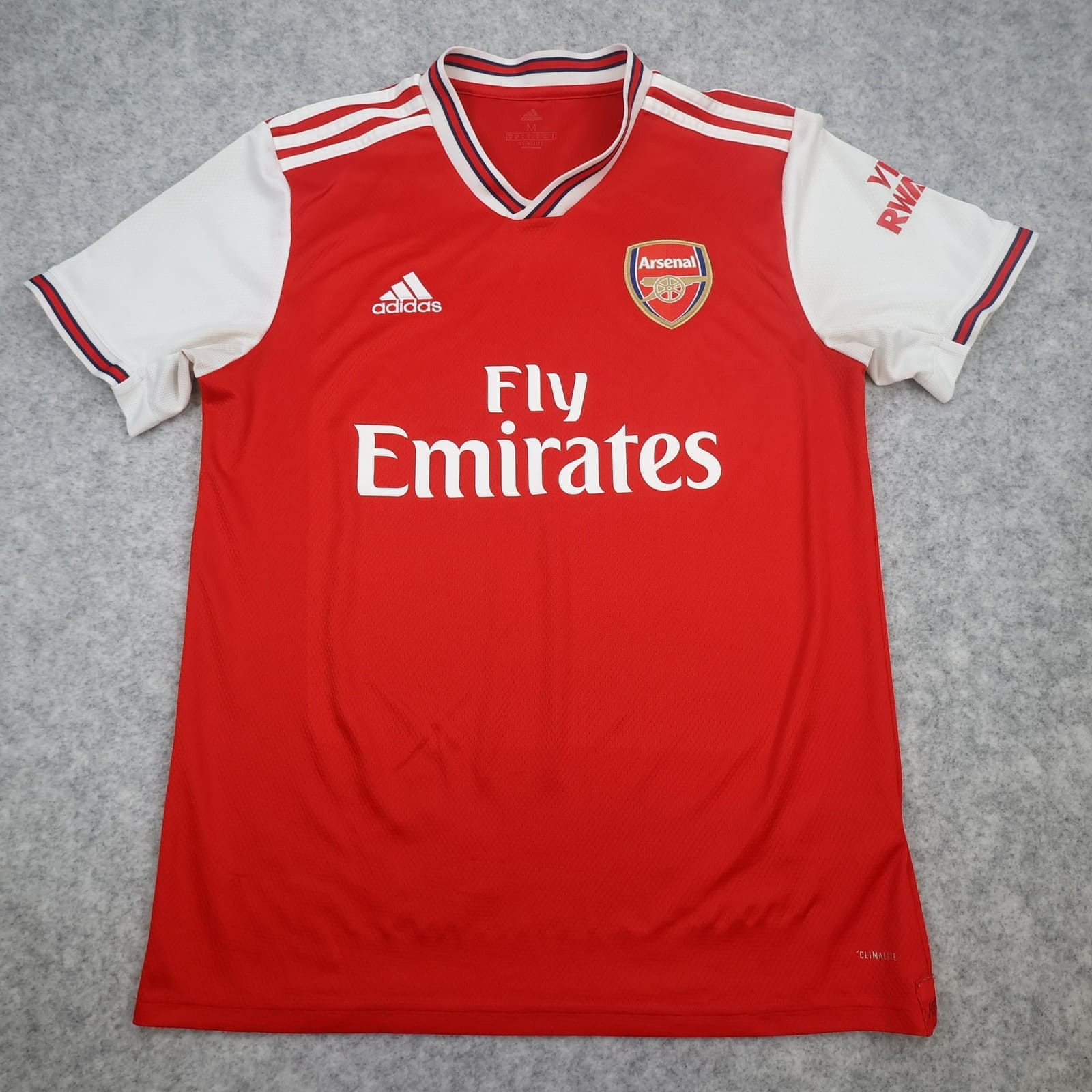 Arsenal Shirt Mens Medium Red Home 2019 2020 Adidas Emirates Soccer Jersey